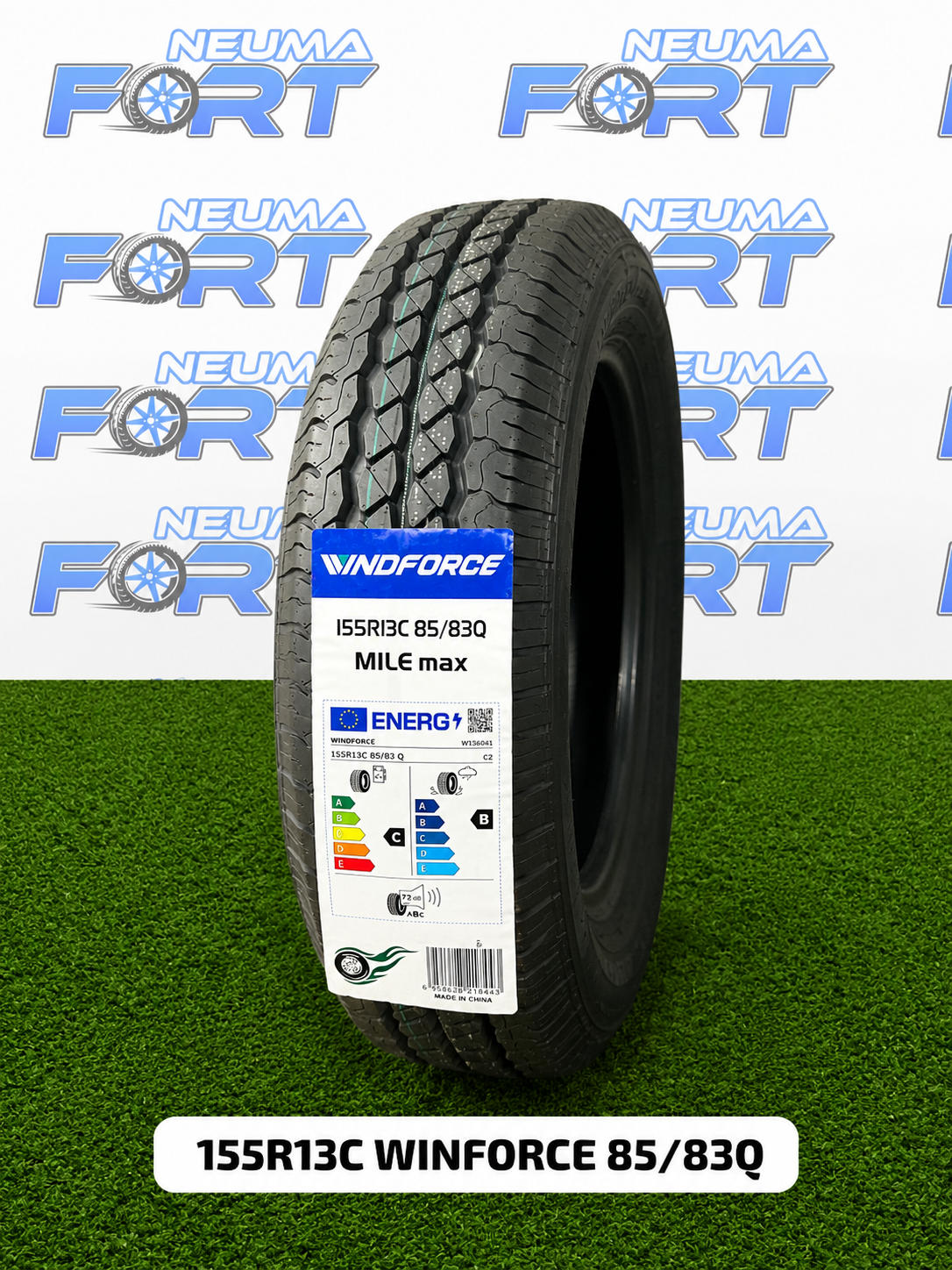 Neumático WINDFORCE 155R13C 85/83Q 6PR MILEMAX